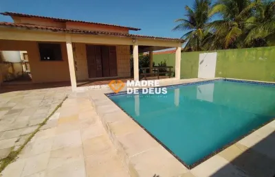 Casa em condomínio fechado com 5 quartos à venda na prof. de assis corrêa, 234, praia do presidio, aquiraz por r$ 380.000