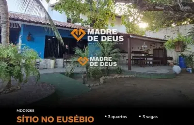Chácara / sítio com 3 quartos à venda na manoel gouvêia, 125, pedras, eusébio por r$ 1.600.000