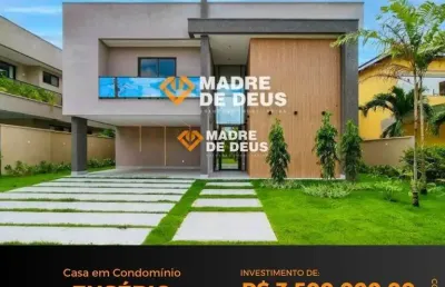 Casa em condomínio fechado com 5 quartos à venda na avenida nova do contorno, 2131, eusebio, eusébio por r$ 3.500.000