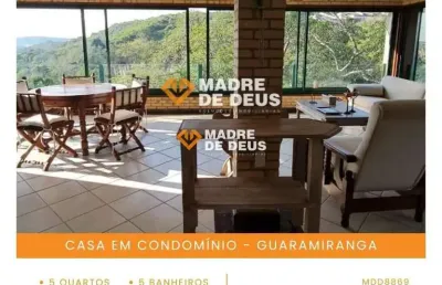 Casa em condomínio fechado com 5 quartos à venda na sitio porongaba, s/n, 2, centro, guaramiranga por r$ 3.200.000
