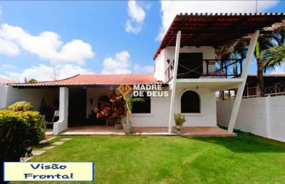 Casa com 6 quartos à venda na arabaiana, 2724, porto das dunas, aquiraz por r$ 990.000