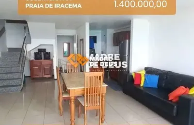 Cobertura com 4 quartos à venda na rua dragão do mar, 531, praia de iracema, fortaleza por r$ 1.400.000