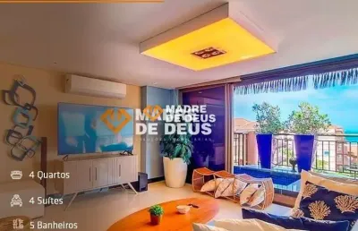 Cobertura com 4 quartos à venda na marginal, 1, tapera, aquiraz por r$ 1.890.000