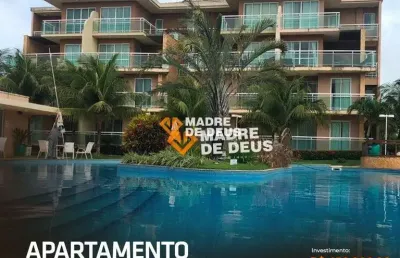 Apartamento com 2 quartos à venda na agua viva, 445, porto das dunas, aquiraz por r$ 450.000