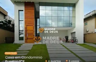 Casa em condomínio fechado com 4 quartos à venda na ce-040 s/n quilômetro 22, 22, pires façanha, eusébio por r$ 3.600.000