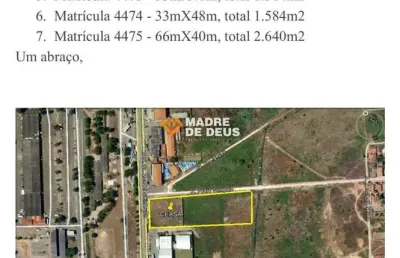 Terreno comercial à venda na avenida doutor mendel steinbruch, 1, esplanada novo mondubim, maracanaú por r$ 17.740.800