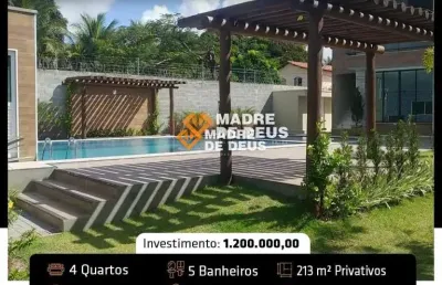 Casa em condomínio fechado com 4 quartos à venda na guraramirim, 399, eusebio, eusébio por r$ 1.200.000