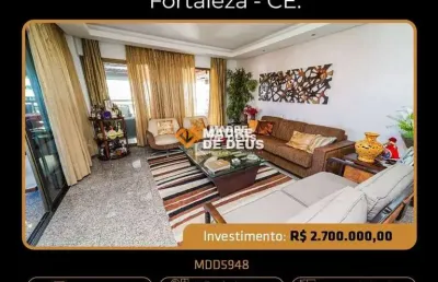 Apartamento com 4 quartos à venda na avenida chanceler edson queiroz, 106, patriolino ribeiro, fortaleza por r$ 2.600.000