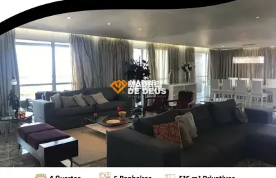 Cobertura com 4 quartos à venda na avenida rui barbosa, 343, meireles, fortaleza por r$ 6.900.000