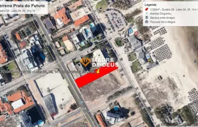 Terreno à venda na avenida clóvis arrais maia, 3488, antônio diogo, fortaleza por r$ 8.800.000