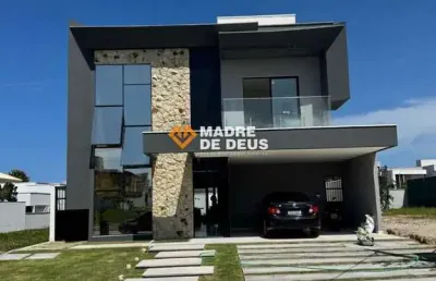 Casa em condomínio fechado com 4 quartos à venda na atlântica, 2303, cidade alpha, eusébio por r$ 1.800.000