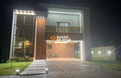Casa em condomínio fechado com 4 quartos à venda na ce-085, km 13, 1, alto do garrote, caucaia por r$ 1.300.000