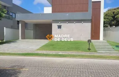 Casa em condomínio fechado com 5 quartos à venda na avenida litorânea, 1, cararu, eusébio por r$ 3.800.000