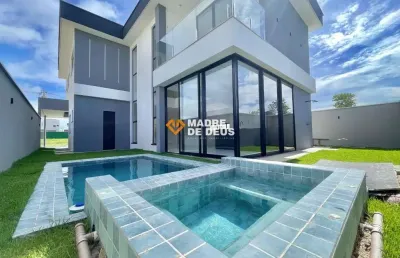Casa em condomínio fechado com 4 quartos à venda na josé amora sá, 2695, cidade alpha, eusébio por r$ 1.450.000