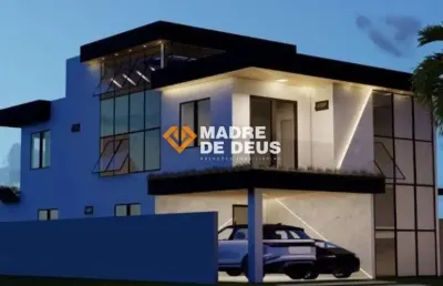 Casa em condomínio fechado com 3 quartos à venda na atlântica, 1, cidade alpha, eusébio por r$ 1.670.000