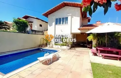 Casa em condomínio fechado com 4 quartos à venda na rua neudélia monte, 974, josé de alencar, fortaleza por r$ 870.000