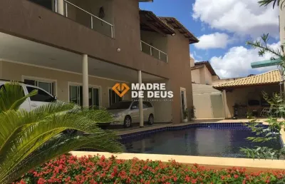 Casa em condomínio fechado com 4 quartos à venda na topázio, 186, mondubim, fortaleza por r$ 1.300.000