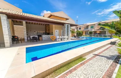 Casa em condomínio fechado com 3 quartos à venda na rua melo césar, 801, cidade dos funcionários, fortaleza por r$ 1.350.000