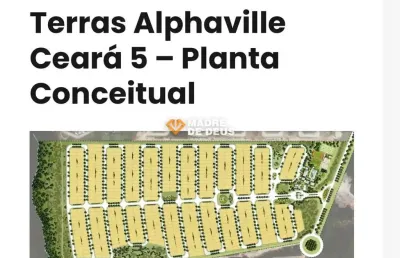 Terreno em condomínio fechado à venda na josé amora sá, 1, cidade alpha, eusébio por r$ 320.000