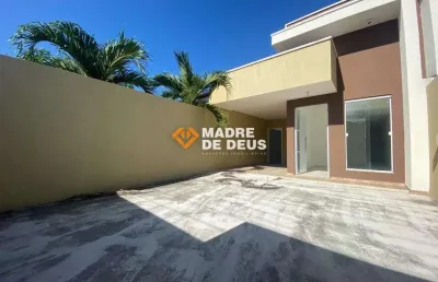 Casa em condomínio fechado com 3 quartos à venda na francisco amora, 122, guaribas, eusébio por r$ 400.000