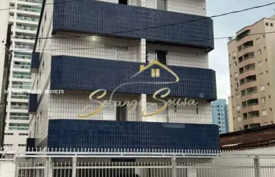 Apartamento para venda em praia grande, tupi, 1 dormitório, 1 banheiro, 1 vaga