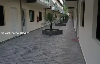 Sobrado em condomínio para locação em mongaguá, centro, 2 dormitórios, 1 banheiro, 1 vaga