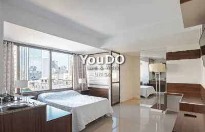 Studio mobiliado a partir de r$2.499/mês próximo do batel!