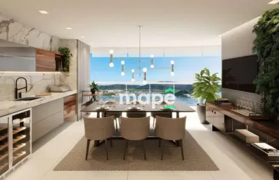 Apartamento com 3 dormitórios à venda, 163 m² por r$ 3.370.000,00 - ponta da praia - santos/sp