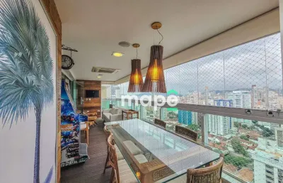 Apartamento com 3 dormitórios, 190 m² - venda por r$ 2.980.000,00 ou aluguel por r$ 18.000,00/mês - embaré - santos/sp