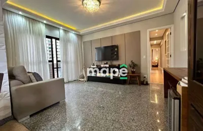Apartamento com 3 dormitórios à venda, 134 m² por r$ 910.000,00 - pompéia - santos/sp