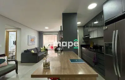 Apartamento com 2 dormitórios à venda, 88 m² por r$ 1.100.000,00 - aparecida - santos/sp