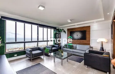 Apartamento, 147 m² - venda por r$ 2.200.000,00 ou aluguel por r$ 20.000,00/mês - pompéia - santos/sp