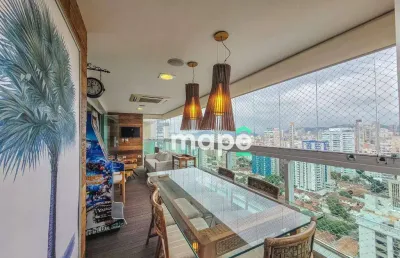 Apartamento com 3 dormitórios, 190 m² - venda por r$ 2.980.000,00 ou aluguel por r$ 18.000,00/mês - embaré - santos/sp