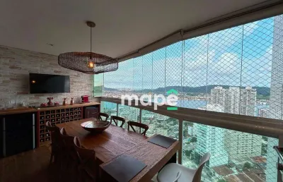 Apartamento com 2 dormitórios à venda, 135 m² por r$ 2.980.000,00 - ponta da praia - santos/sp