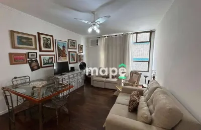 Apartamento com 2 dormitórios, 98 m² - venda por r$ 800.000,00 ou aluguel por r$ 5.717,83/mês - aparecida - santos/sp