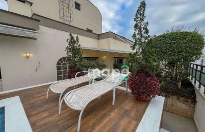 Cobertura com 4 dormitórios à venda, 348 m² por r$ 4.256.000,00 - aparecida - santos/sp