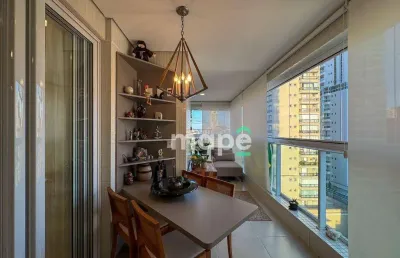 Apartamento  impecável (mobiliado e decorado) à venda, 110 m² - boqueirão - santos/sp