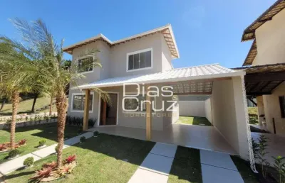 Linda casa em condomínio no costazul em rio das ostras, 3 quartos