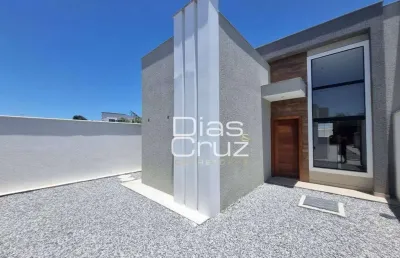 Casa com lindo terraço no atlântico em rio das ostras com 3 quartos