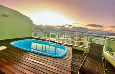Cobertura com 3 quartos à venda, 260 m² por r$ 980.000 - centro - rio das ostras/rj