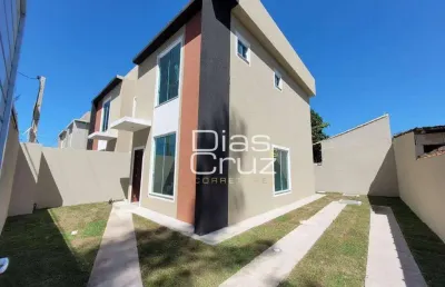 Casa com 3 quartos, sendo 2 suítes à venda, 98 m² por r$ 430.000 - praia mar - rio das ostras/rj