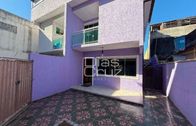 Casa com 3 quartos à venda, 100 m² por r$ 330.000 - cidade praiana - rio das ostras/rj