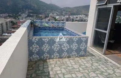 Cobertura duplex 3 quartos infra particular completa jacarepagua praca seca