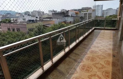 Apartamento excelente a venda, 4 quartos, 2 suítes, 1 banheiro social, 3 vagas, 205m², tijuca-rj