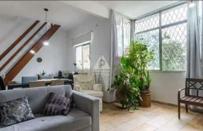 Apartamento duplex - alto da boa vista - tijuca , 4 quartos, sendo 1 suíte, piscina, 2 vagas de garagem.