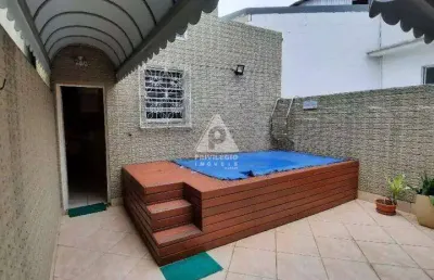 Apartamento duplex à venda, 3 quartos, 2 suítes, piscina, 204m², tijuca / rj.