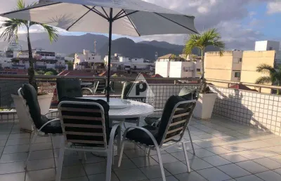 Viva com estilo! cobertura 3 quartos, lazer privativo e perto da praia do recreio.