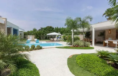 Mansão de luxo premiada no condomínio mansões - barra da tijuca