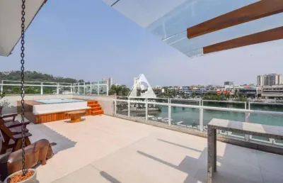 Cobertura 215 mts 3 quartos 3 suítes sala 2 ambientes 4 vagas cobertas infra externa completa oportunidade!