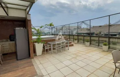 Cobertura à venda, 5 quartos, 3 suítes, 2 vagas, barra da tijuca - rio de janeiro/rj